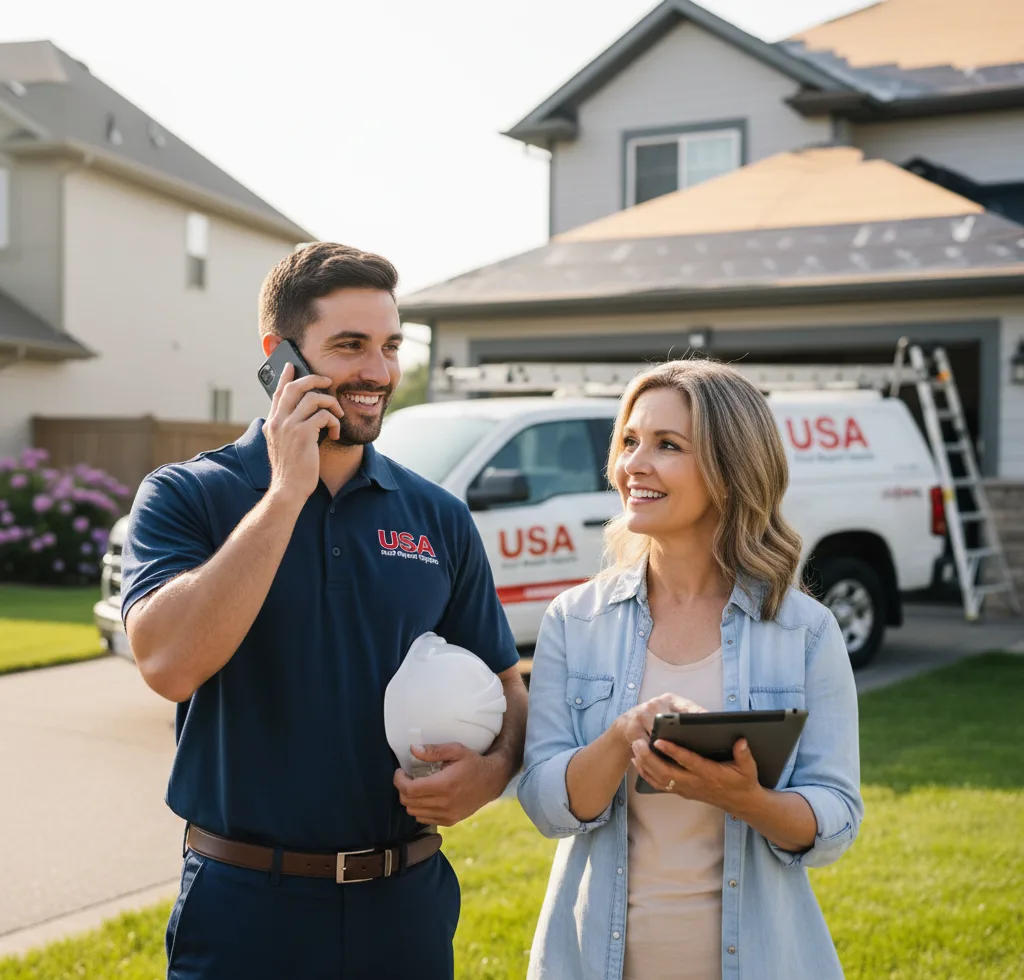 USA Roof Repair Experts customer support in Troutman